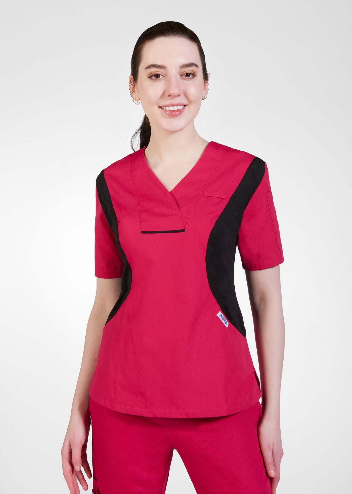 424T Active Flexi V-Neck Scrub Top - Theatrewrap